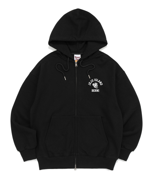 [JEJU EDITION] JEJU ISLAND HOOD ZIPUP (чёрная)