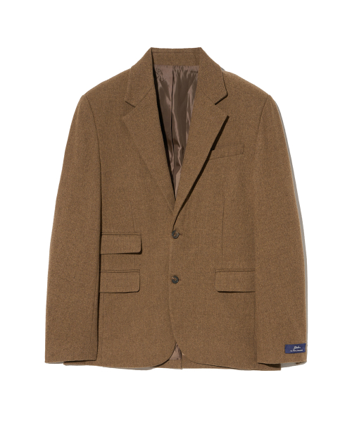Шерстяной блейзер Heritage_Homespun Brown