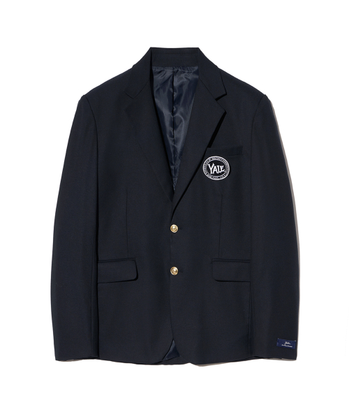 Классический блейзер Ivy League на 2 золотых пуговицах - Navy