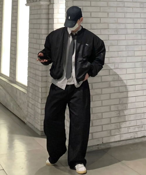 Куртка YEI Logo MA-1 Jumper (Black)