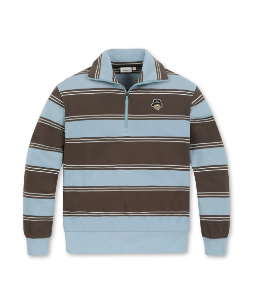 (W) Stripe Half Zip-up T-shirt G5TAW25722BUX