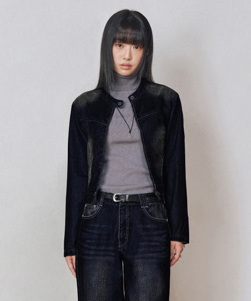 Вельветовая джинсовка Velvet Denim Jacket DCWJK001DBLUE