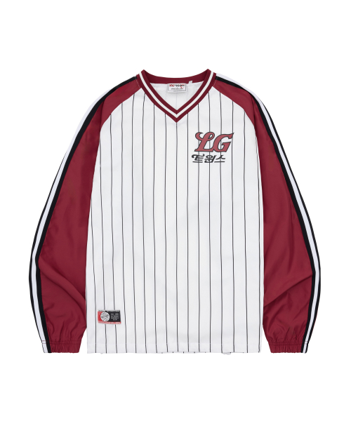 [LG Twins x 1993 Studio] Реглан писте с контрастными рукавами_Red