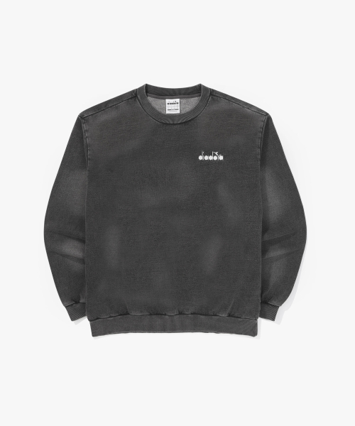 Джинсовый свитшот Spray Wash BLACK