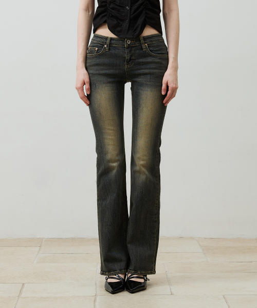 CIEL BOOTCUT DENIM PANTS / BLUE