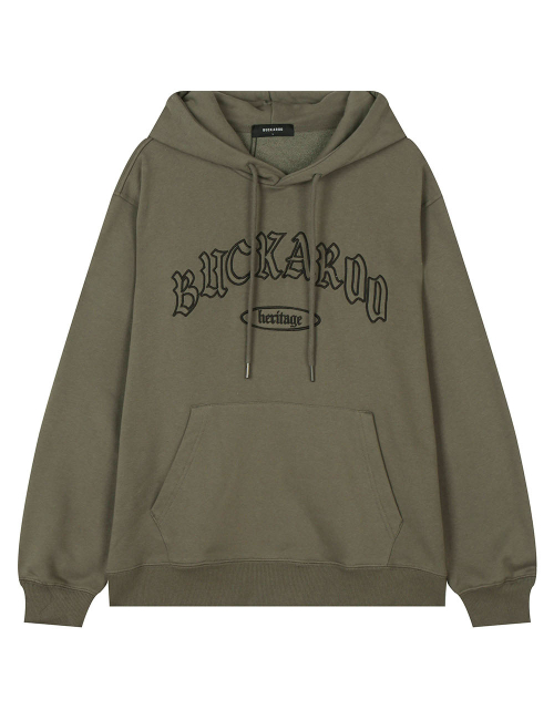 Худи из футера C/P Dark Khaki