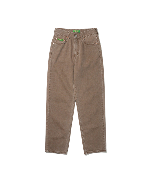 (W) PETER DENIM PANTS - BEIGE