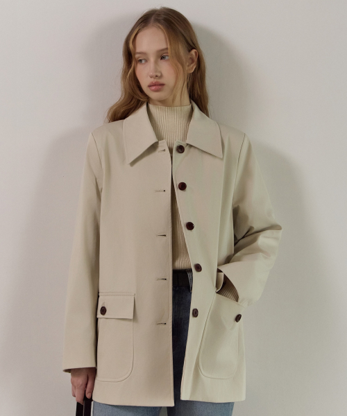 Cotton Half Coat_2Color