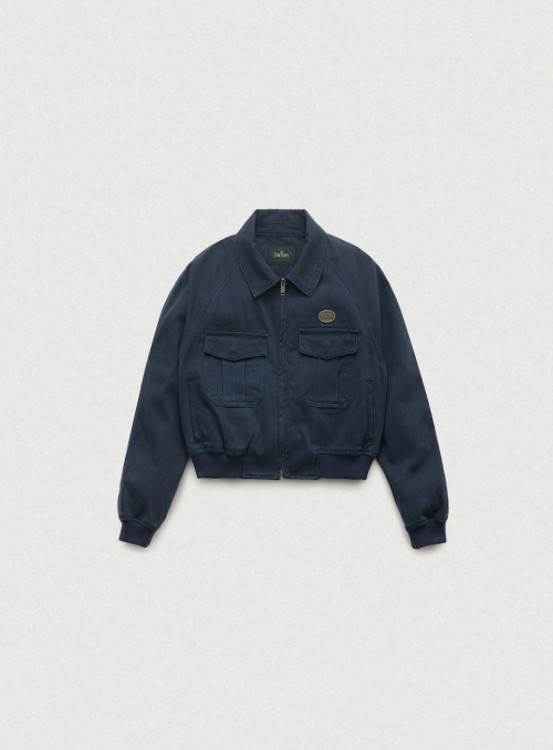 Tessie Cotton Blouson_Navy