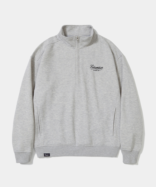 NY STREET TAIL FLEECE H/ZIP SWEATSHIRTS_M.GRAY