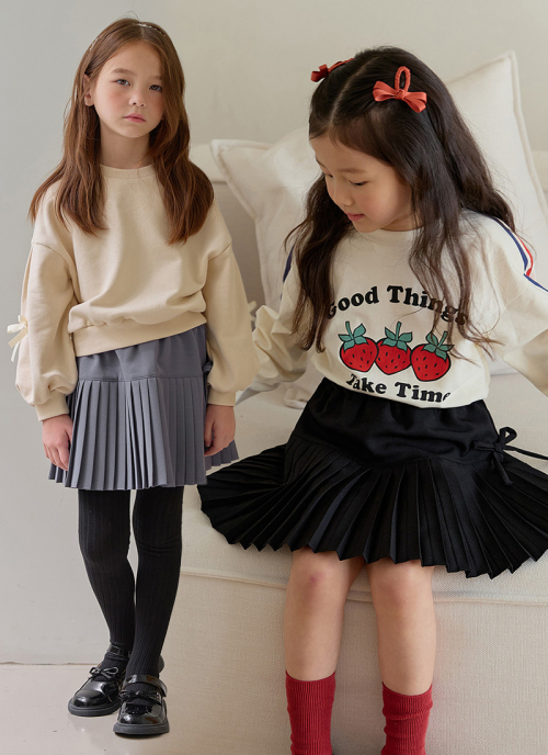 뮤즈 플리츠 스커트