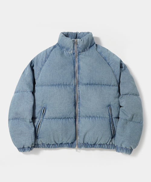 NYC DENIM WOMENS PUFFER_LIGHT DENIM