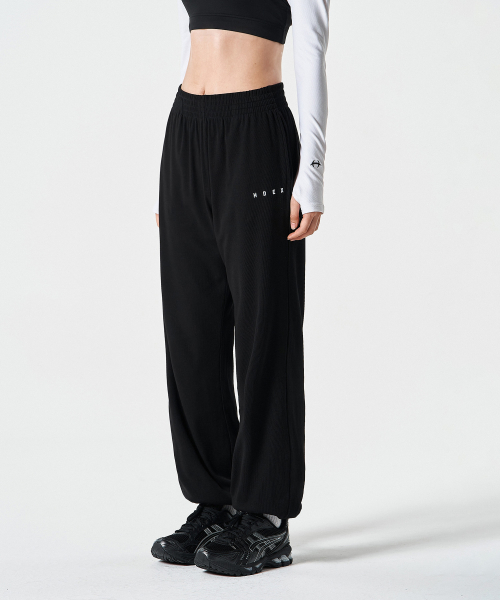 Джоггеры в рубчик (Black)