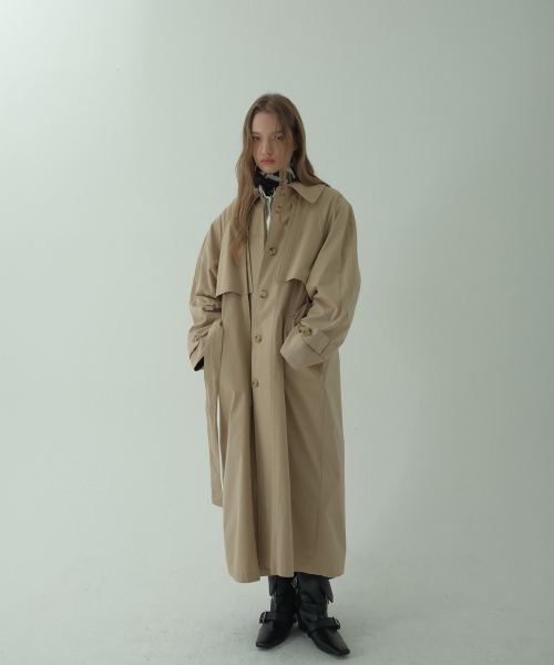 Макси тренч_Beige