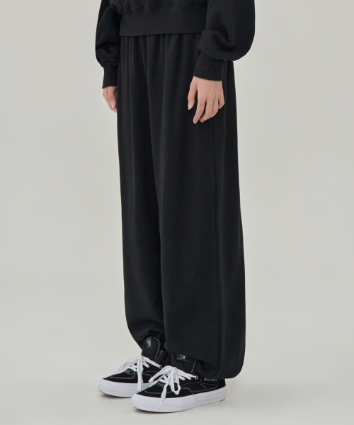 Спортивные брюки W с винтажной варкой (BLACK)