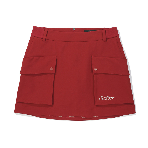 캐주얼 카고 스커트 RED (WOMAN)
