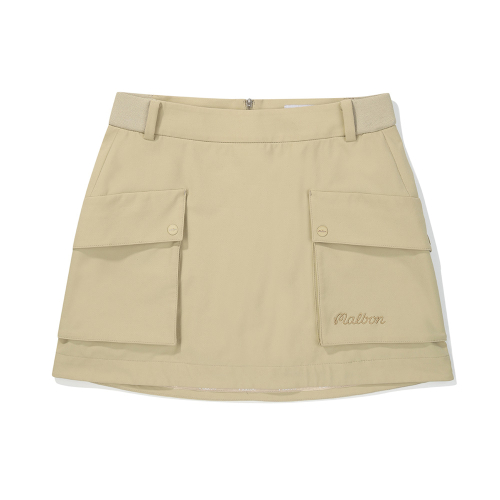 캐주얼 카고 스커트 BEIGE (WOMAN)