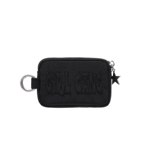STITCHED 3STAR CARD WALLET_BLACK(NG2FFUAB61A)