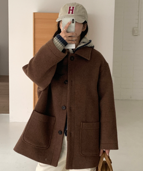 Margo Wool куртка (Chocolate Brown)