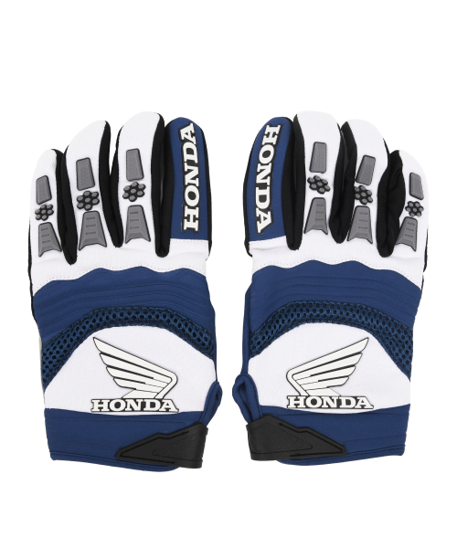 혼다 모터사이클() Velcro Motorcycle Gloves Blue 상품 이미지