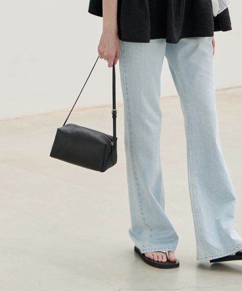 Classic Box Shoulder Bag - кожа черный