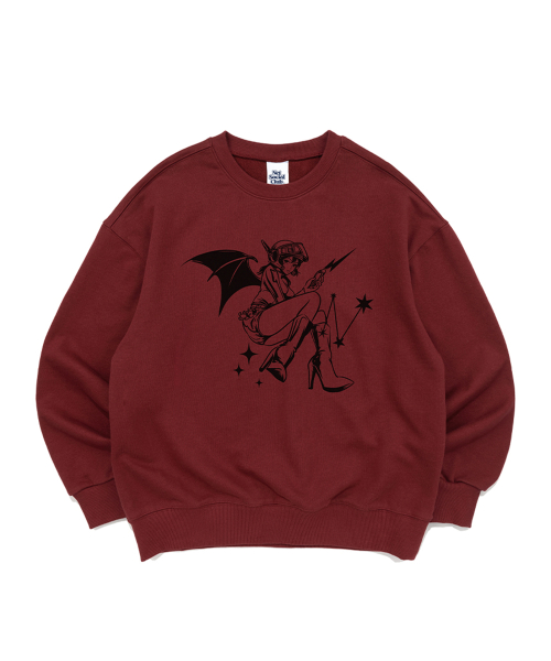 COSTUME PLAY GIRL SWEATSHIRTS (бордовый)