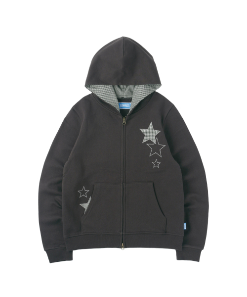 Stars Zip Up худи - Charcoal