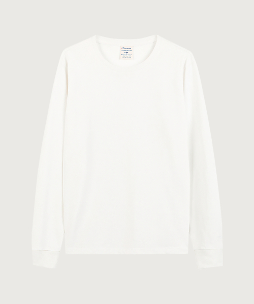 리버스위브 루즈핏 롱슬리브 티셔츠 White
