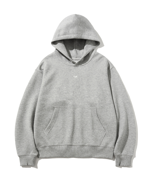 버터플라이 스포츠웨어() 오리지널 자수 로고 후드티 그레이 상품 이미지