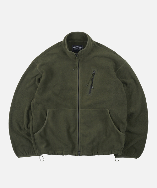 FLEECE ZIP UP куртка OLIVE