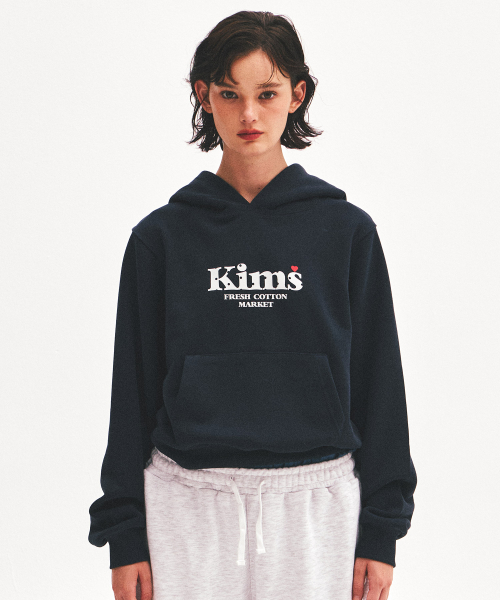 Kims Bam Logo Dot худи темно-синий