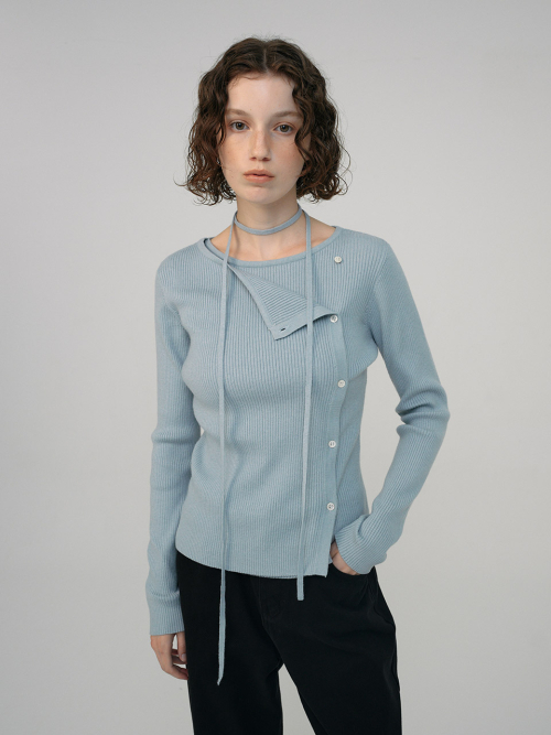Neck Open Detail вязаный (2color)