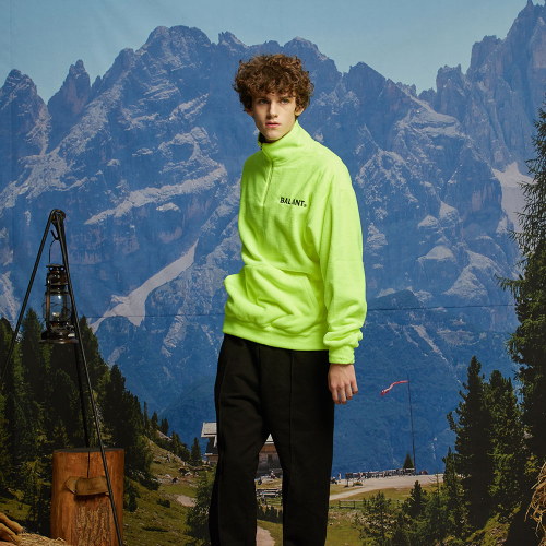 Футболка на молнии Hope & Fashion Half Zip - Neon