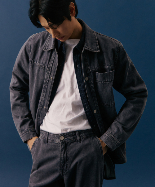 Джинсовая куртка (SET-UP) Grey