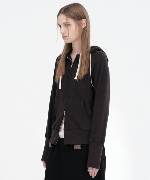 Худи на молнии Bound Vintage Black