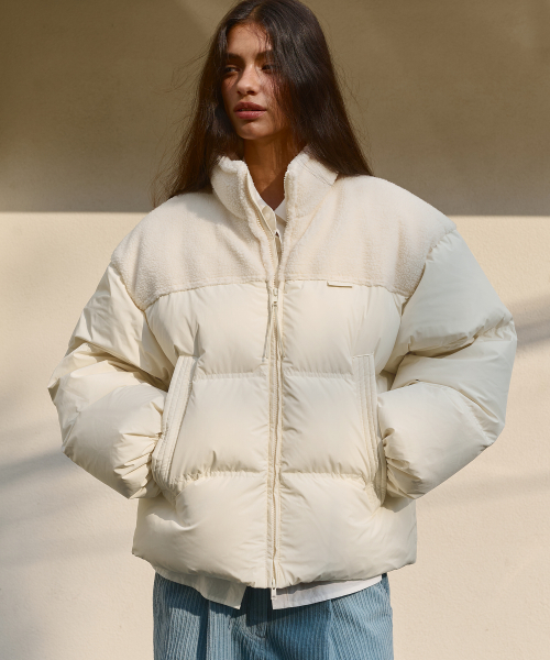 Пуховик Woolly Duck Down - CREAM