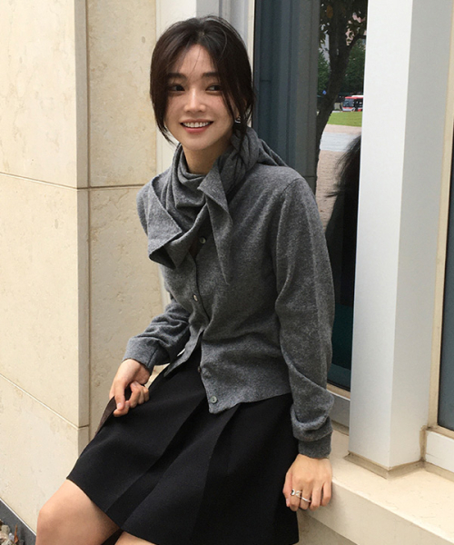 링서울() cashmere knit scarf-melange 상품 이미지
