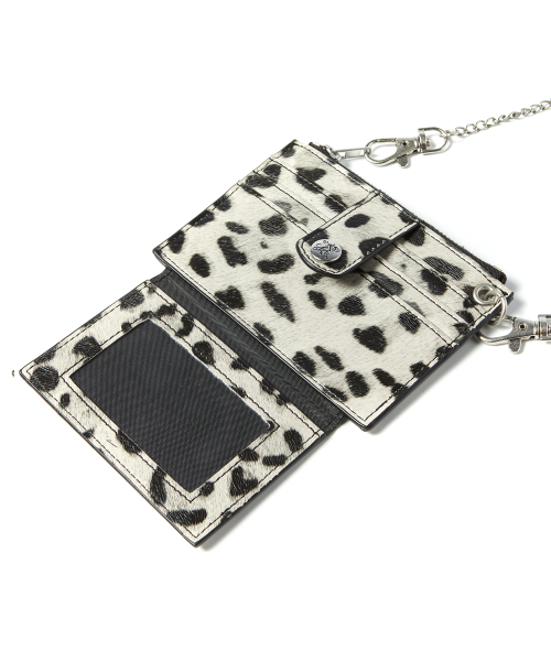 P.O.M CARD WALLET SKY синий