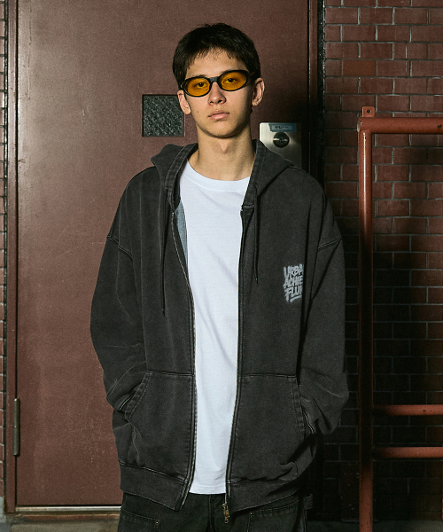 Худи на молнии оверсайз Achieve Flow Graffiti Dark Gray FZT1035-Z