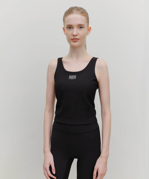 MARITHE SPORT W CLASSIC LOGO BRA TANK черный