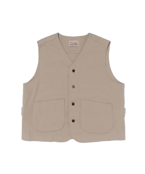 Хлопковый жилет в стиле амекадзи (Beige)