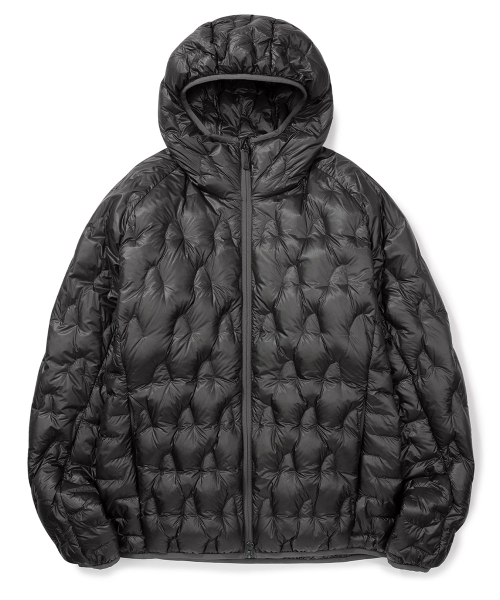Легкий пуховик с капюшоном HALFDOME Black