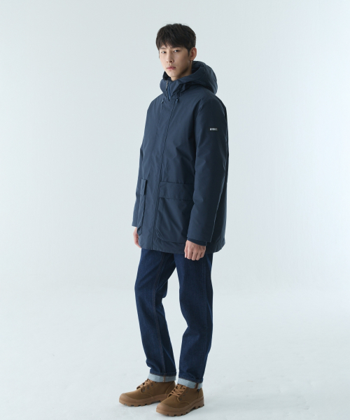 Мужская длинная парка с капюшоном Gore-Tex AIW25MOUI001EMP