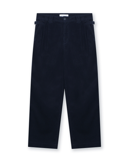 CORDUROY TWO TUCK брюки NAVY