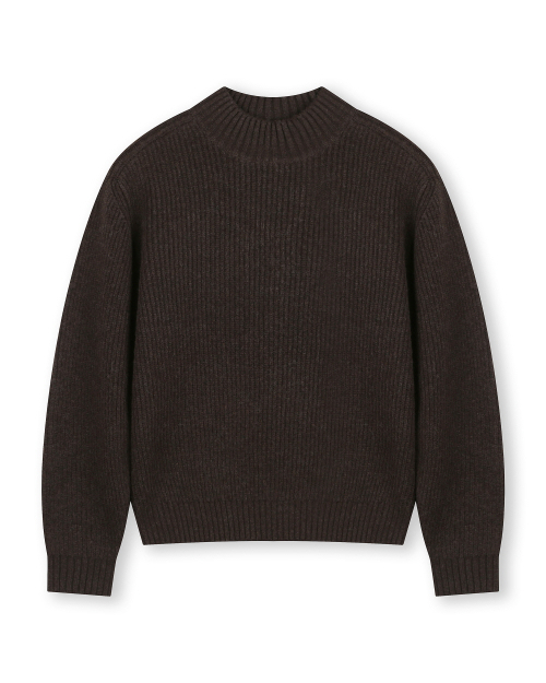Свитер MOCK NECK SHORT SWEATER BROWN [BESLOW x Sakhyung]