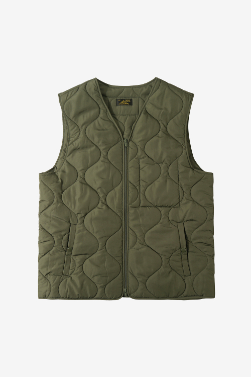 VINIS- sleeveless padded Vest_Khaki