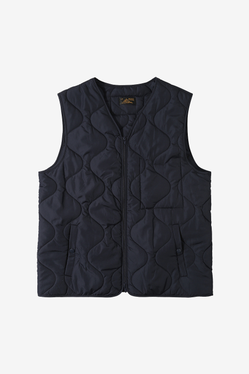VINIS- sleeveless padded Vest_Navy