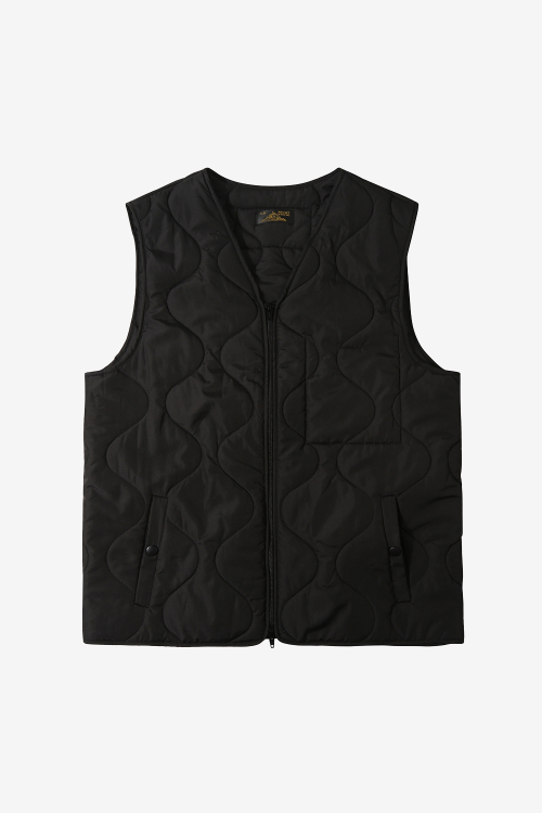 VINIS- sleeveless padded Vest_Black