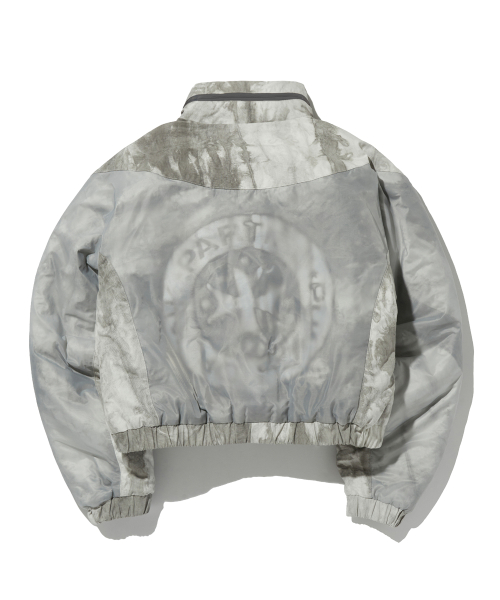 Veiled Mark Quilted Jacket (GRAY)