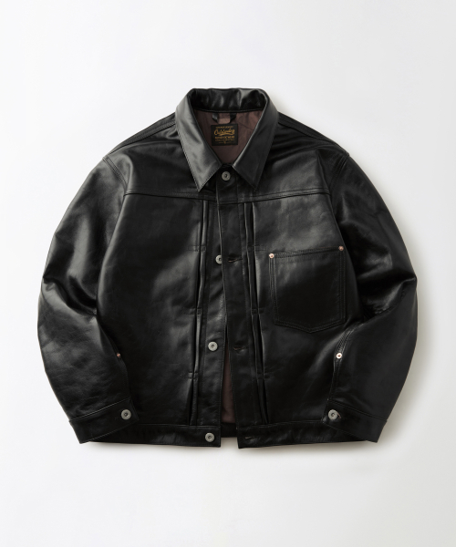 TEA-CORE LEATHER W.W. II 1ST JACKET_BLACK
